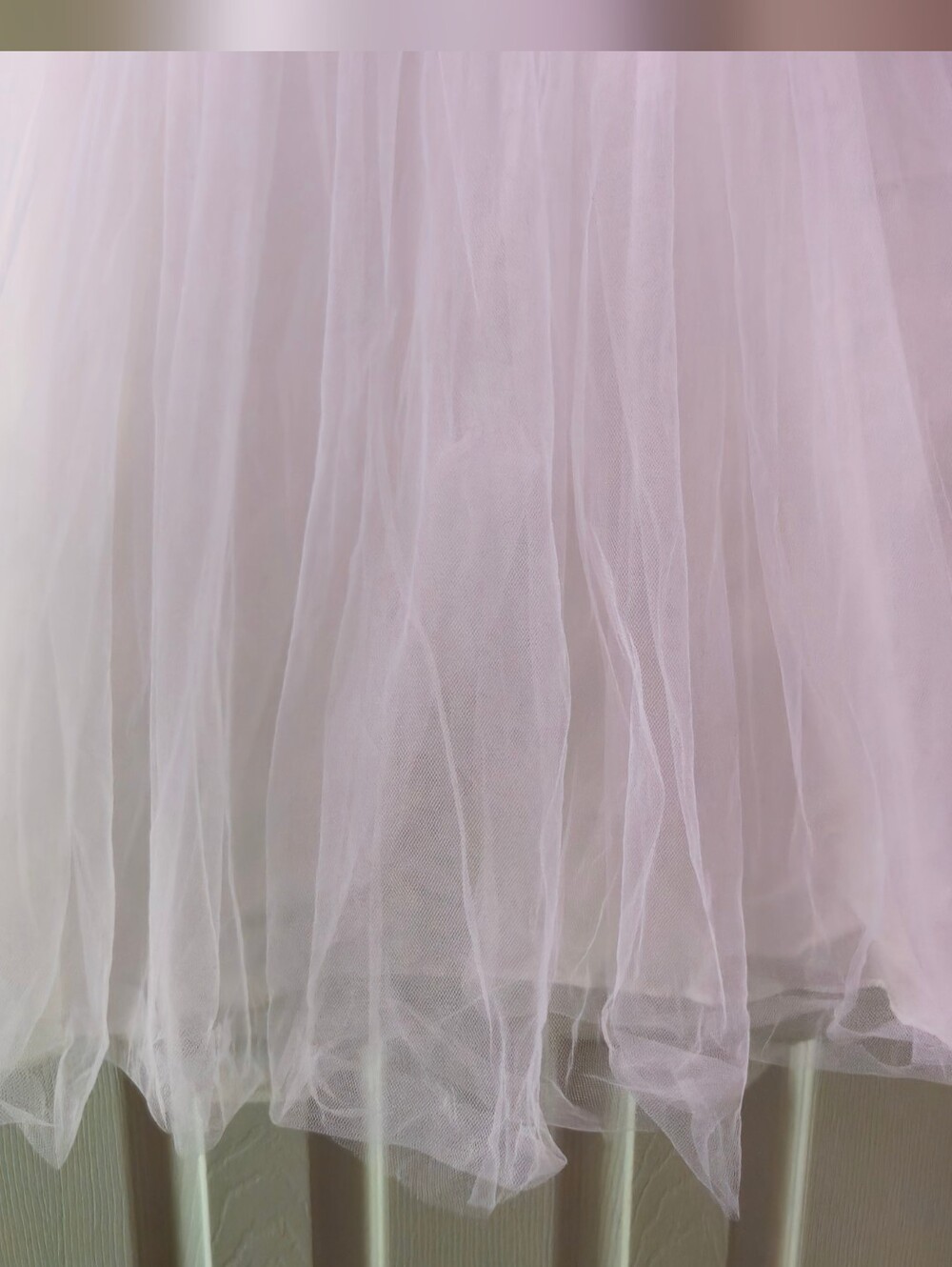 Unbranded Girl's White Lace & Tulle Flower Girl/Communion/Formal Dress - Size 6 - Picture 6 of 9
